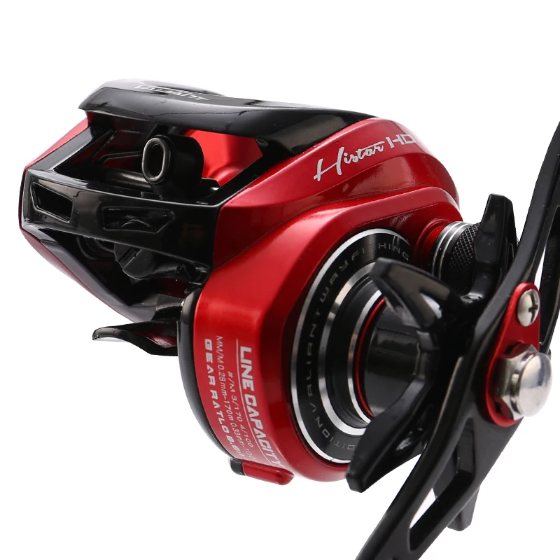 HISTAR 8.0:1 High Ratio Honour Long Casting Magnetic Braking HD2820 8kg Drag Power  4+1 BB  Baitcasting Fishing Reel