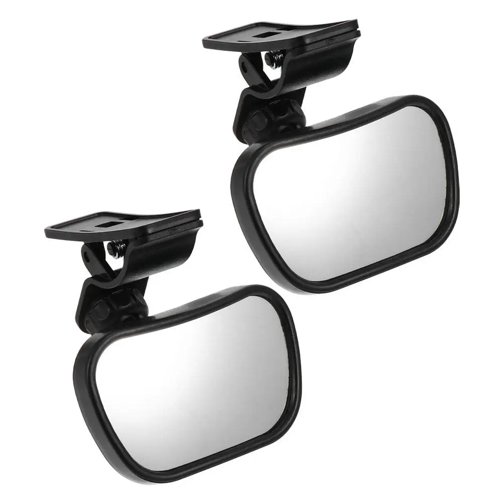 2Pcs Baby Monitor Car Mirror Infant Rear View Universal Observation Shockproof Anti Vibration Wide Field Safe