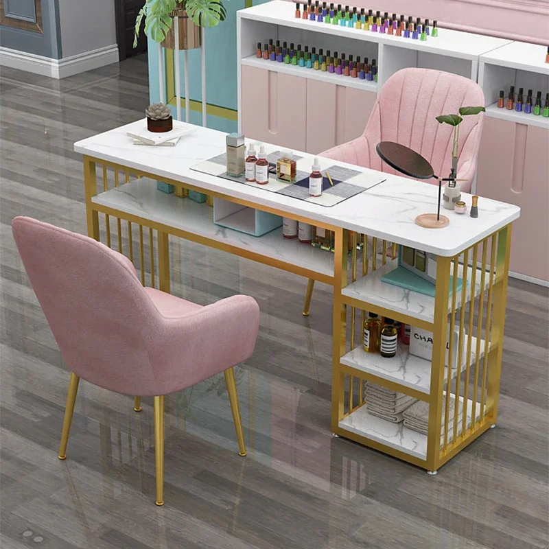 

Beauty Cleaner Manicure Table Nail Dressing Nail Professional Manicure Table Marble Mesa De Manicure Salon Furniture