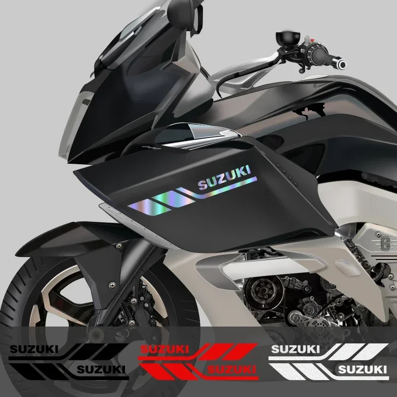 

1 Pair For Suzuki Sticker Motorcycle Tank Logo Letter Decal BURGMAN 650 DRZ400S/DRZ400SM gsx-f BKING 2008 GSR600