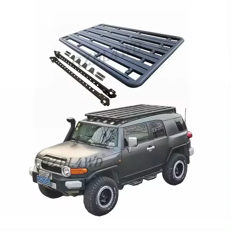 GZDL4WD High Quality Universal 4x4 Aluminum Alloy Roof Platform Car 4x4 Flat Roof Rack for Luggage Packing