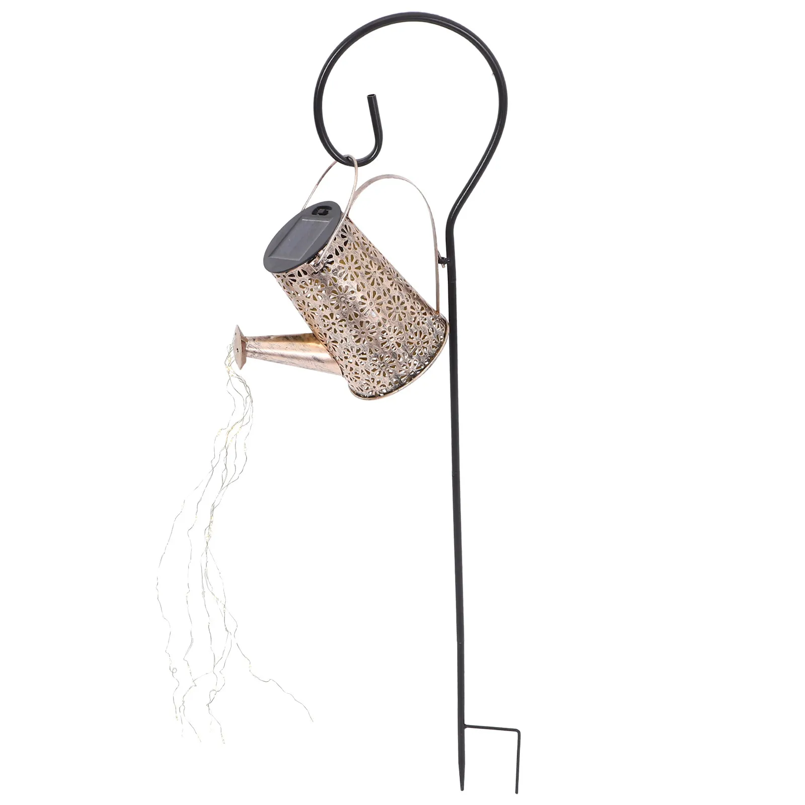 

Kettle Shape Lamp Solar Powered Garden Decor Outdoor Lanterns Yard Small Lights