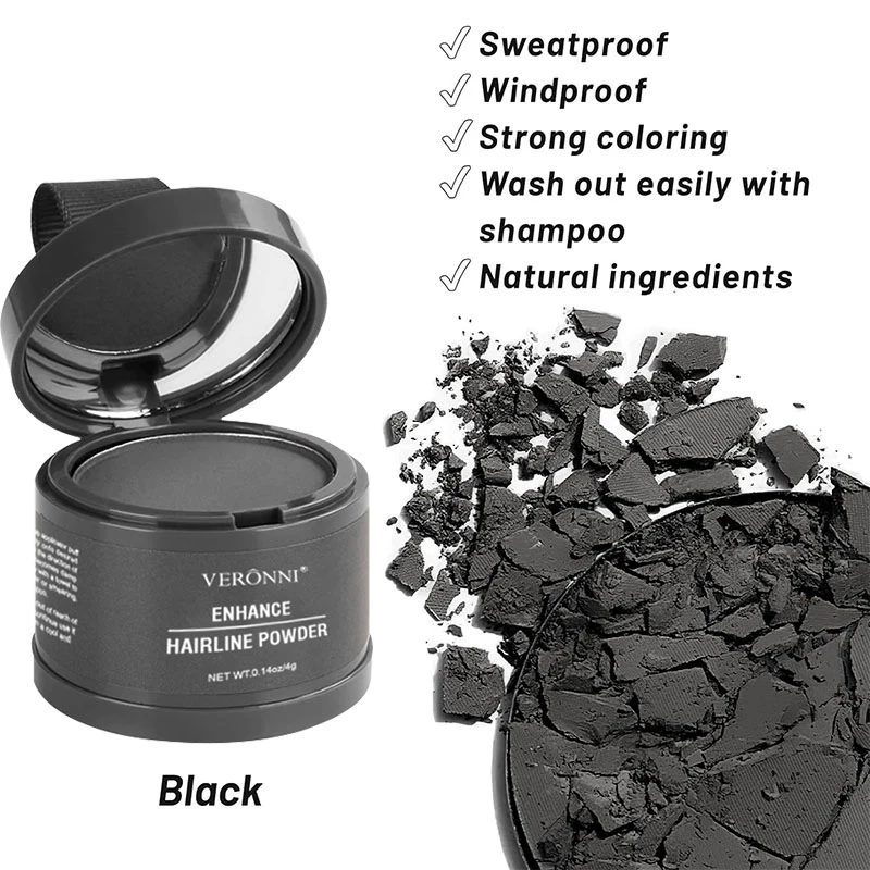 VERONNI Hairline Line Shadow Contouring Powder-Haarreparatur- und Schattenfüllpulver Stirn-Haaransatz-Ersatz-Make-up – Detail 5