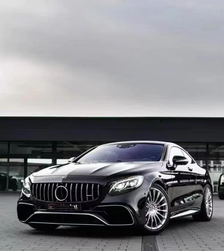 طقم هيكل جزء السيارة ترقية S65 S63 شد الوجه تجميل لمرسيدس W217 C217 S Class كوبيه S500 S450 S400 طقم الجسم المصد