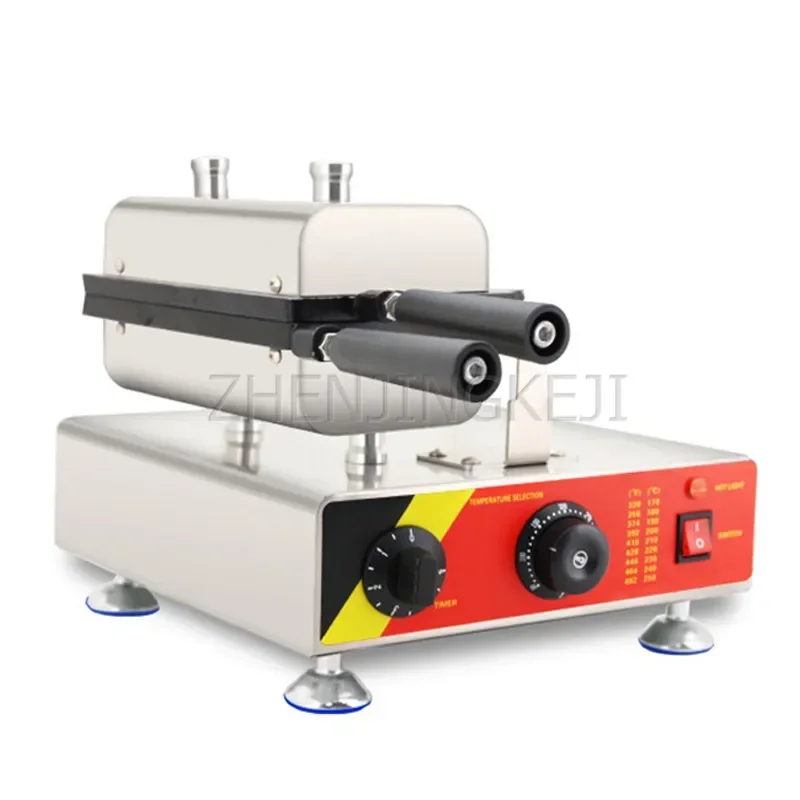 เครื่องเผาปลากะพง220V ขนาดเล็กตั้งโต๊ะรูปร่างปลาเครื่องทำแพนเค้กอาหารไม่ติดบนโต๊ะสำหรับ Toko Snack รสเลิศ
