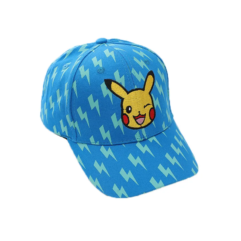 2023 Best Pokemon baseball cap Pikachu Children\'s Hat Duck Tongue Hat Pocket Monster Anime Sun visor Outdoor Sports Gifts