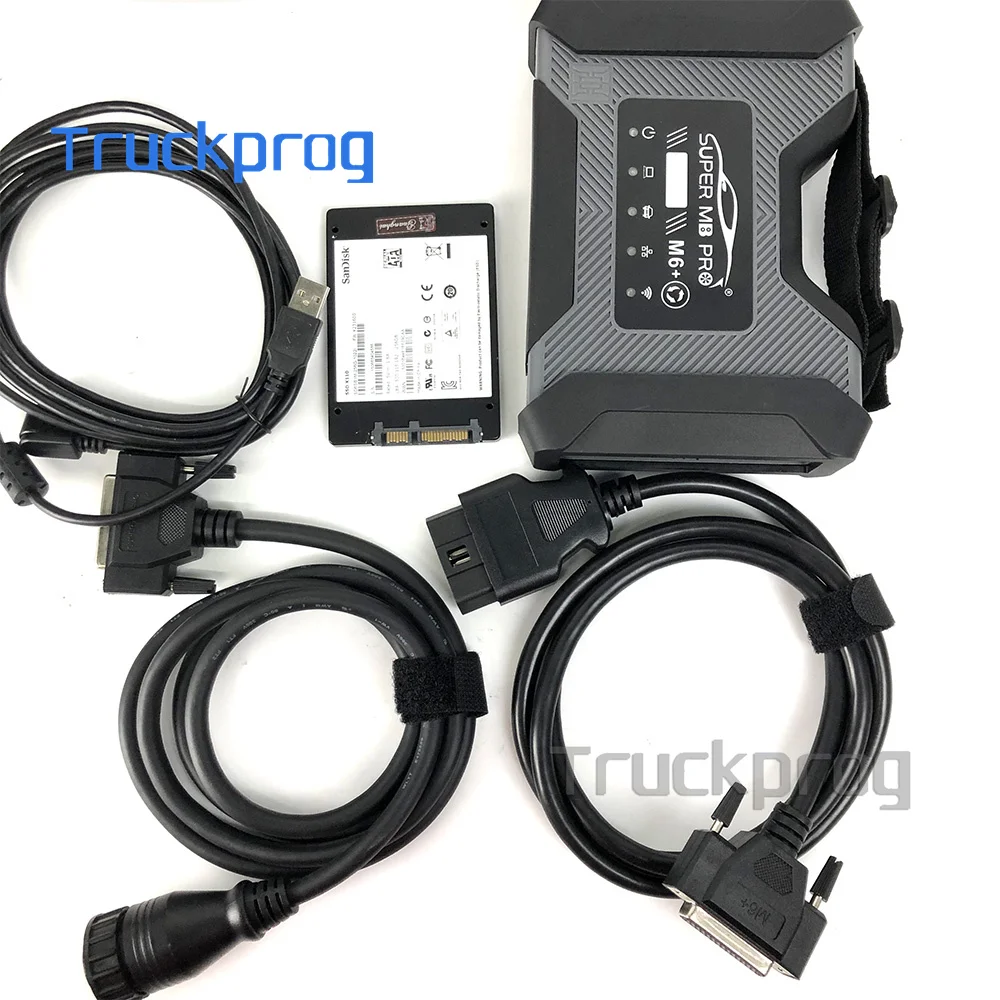 For B-e-n-z Dealer Diagnosis Car Truck Bus Van Scanner Super MB Pro M6 New for B-m-w M6 Plus Doip Vci Wifi Update of Star C4 C6