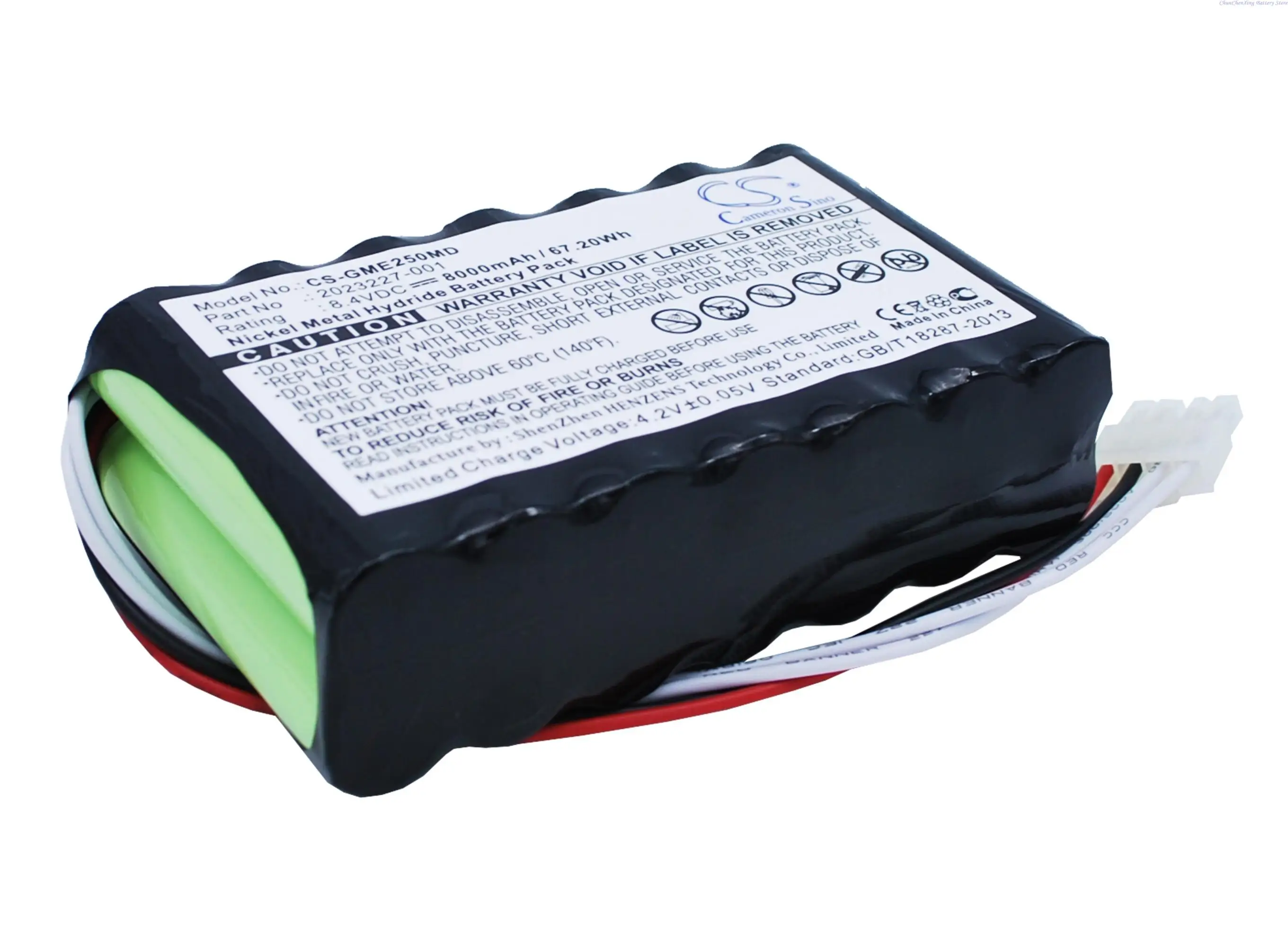 Replacement 8.4V 8000mAh Medical Battery for GE Dash 2500 Patient Monitor ARC Aestiva 7100 7900 AMED2250 CardioCap 5 Voluson P8