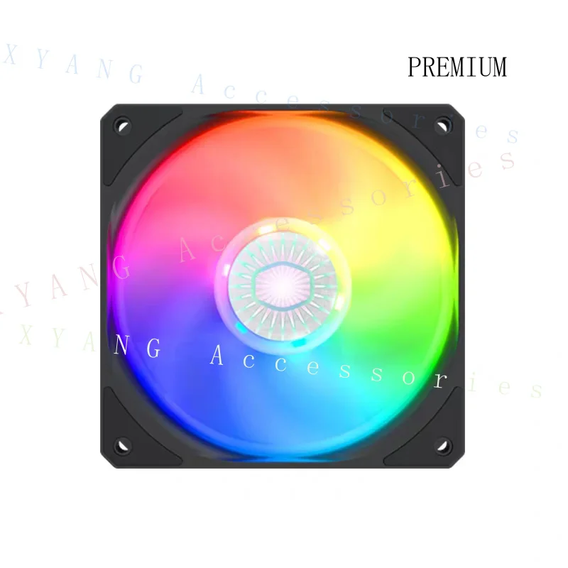 N+ for Cooler Master SickleFlow 120, 120mm RGB/ARGB Silent Cooling Fan for PC Case