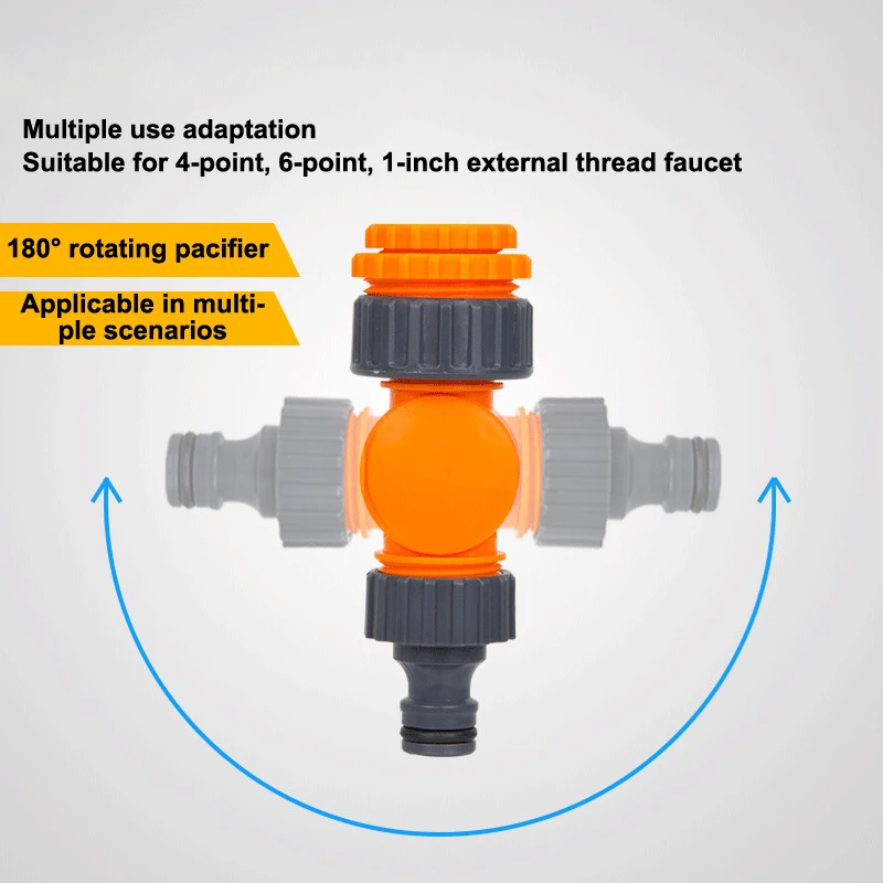 

Garden Hose Connector 1/2 Inch Faucet Adapter Plastic Quick Connect Click-lock For Watering Irrigation