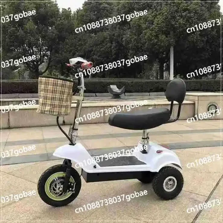 New Mini Electric Tricycle Little Dolphin Folding Electric Lithium Battery Battery Car Household Elderly Women