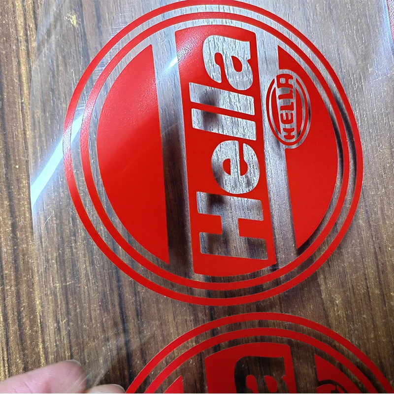 

2x HELLA Car Decals Pair Light Cover Stickers Racing Race Escort for Your All Cars Racing Laptop Helmet Trunk