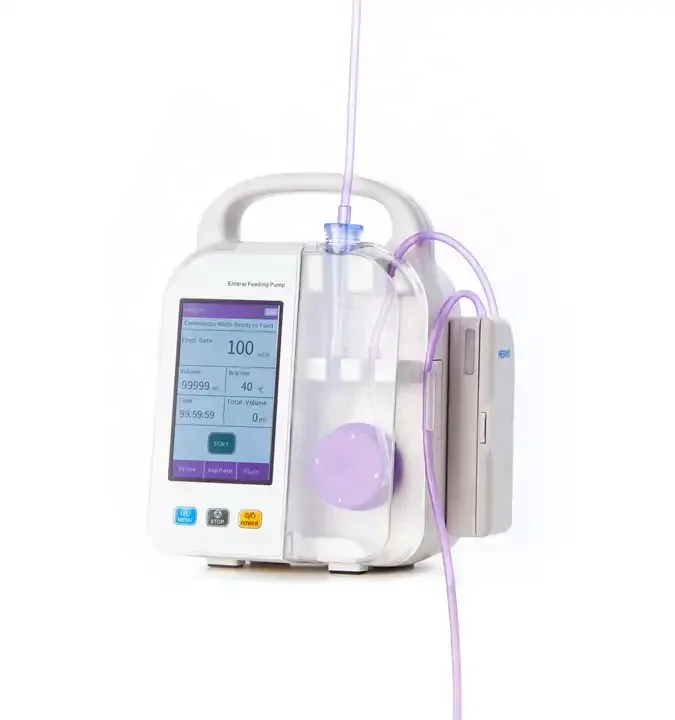 Medical Standard Enteral Feeding Set With Heating Function Big Touch Screen Continuous Or Intermittent Enteral Feeding Pump