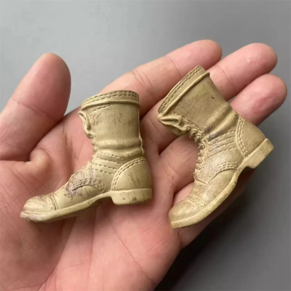 

21st Toys Model 1/6 US. Modern Soldier Doll Sand Desert Color Shoe Boots PVC Material with Dirty Effect For 12" Doll Figure DIY