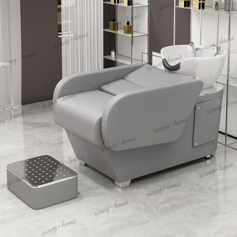 LJY Luxury Simple Elegant Nique Shampoo Chair Aesthetic Modern Shampoo Chairs Modern Silla Para Salón De Belleza Salon Furniture