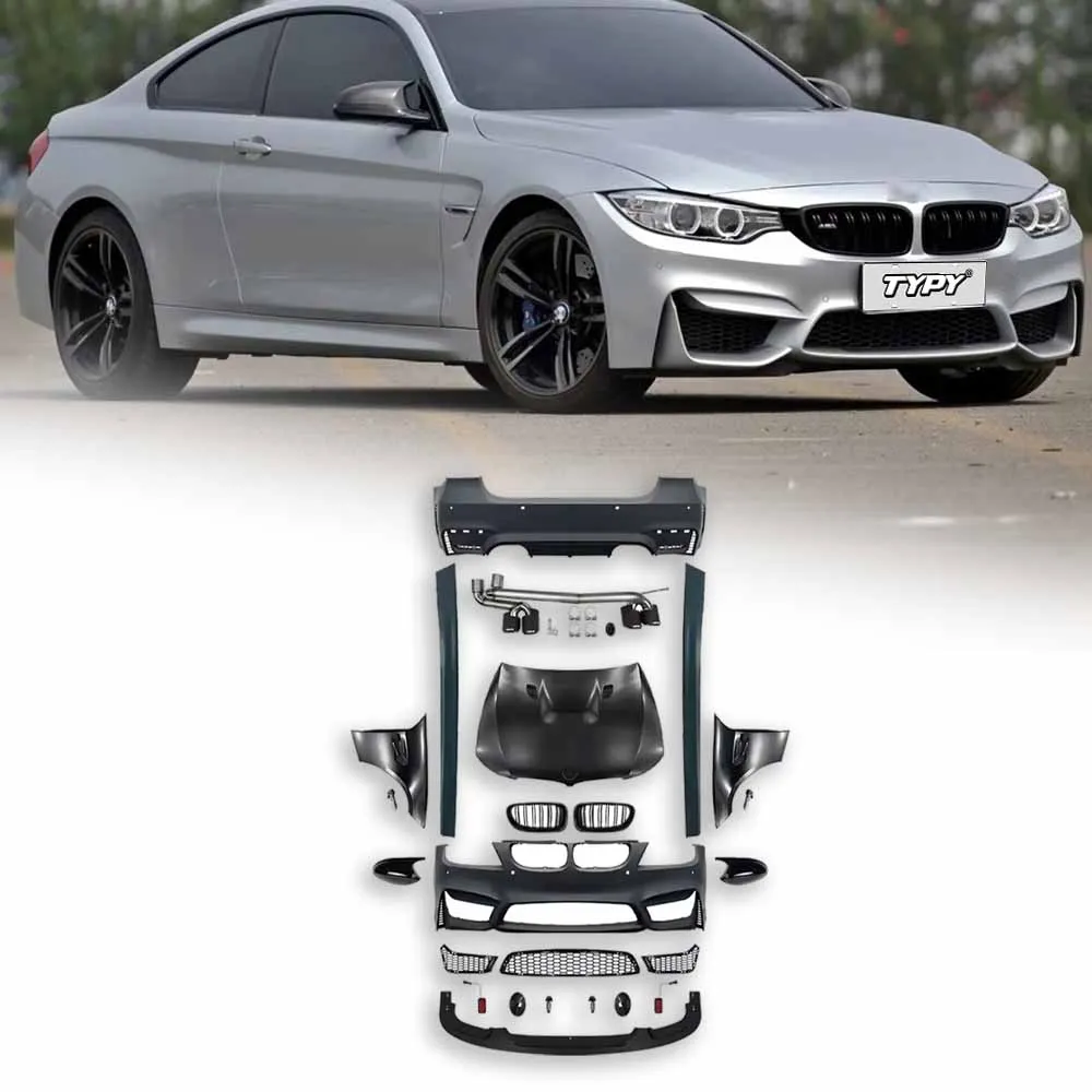 Body kits For BMW 3 Series E90 Modified M4 Styles Body Kits Front and Rear Bumpers 1:1 Design Car Accessories