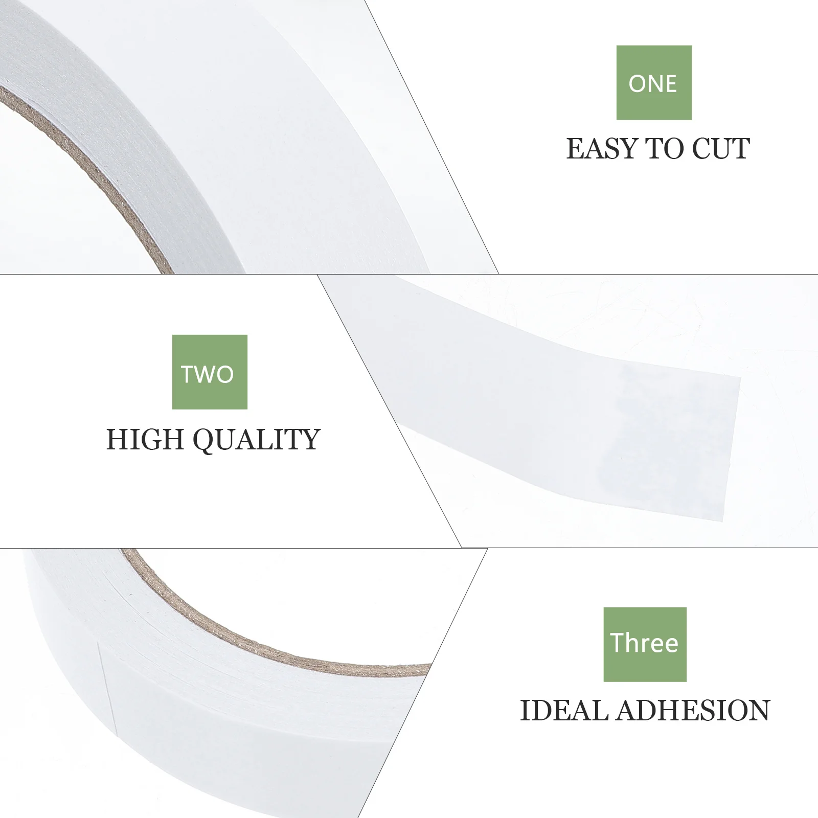 5 قطعة ورق الكرافت صديقة للبيئة اشي الشريط لاصق قوي مقاوم للماء لختم الكرتون التعبئة المسيل للدموع المجمعة شريط التعبئة والتغليف