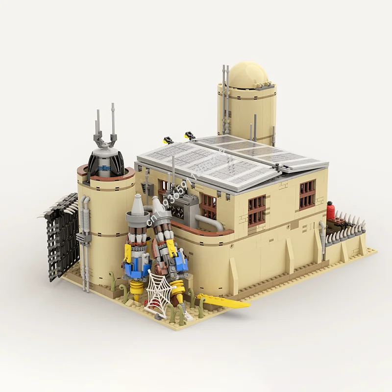 1441 قطعة MOC ستار معركة Mos Eisley ورشة عمل Landspeeder نموذج الفيلم الشهير اللبنات التراص الطوب ألعاب إبداعية هدية طفل