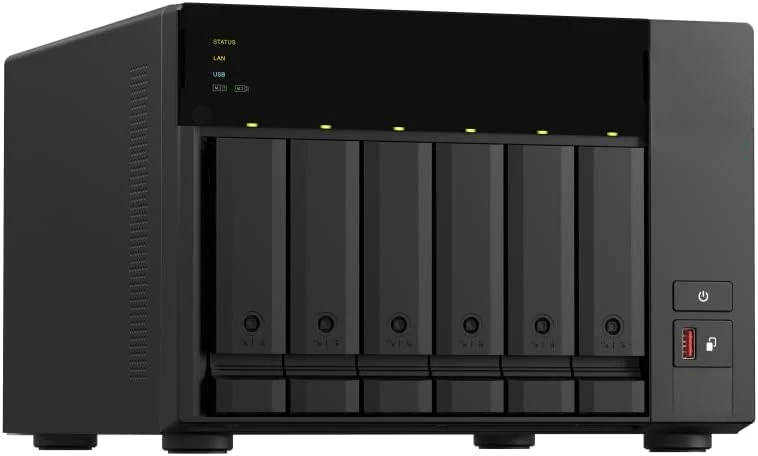 TS-673A-8G 6 Bay High-Performance NAS with 2 x 2.5GbE Ports and Two PCIe Gen3 Slots