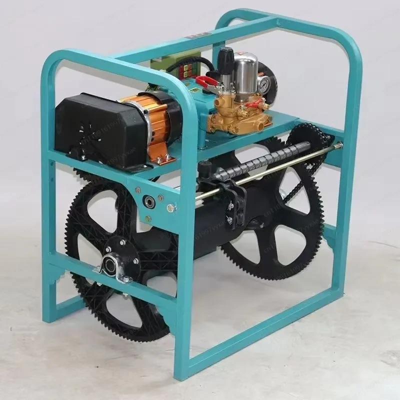 Engine high pressure electric tricycle remote control core automatic coil side hanging sprayer