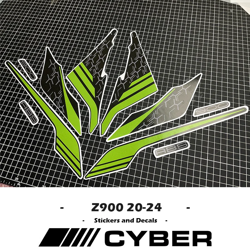 

Z900 For Kawasaki Z900 Ninja 2020 2021 2022 2023 2024 New Gloss Version Fairing Shell Sticker Decal 20-24