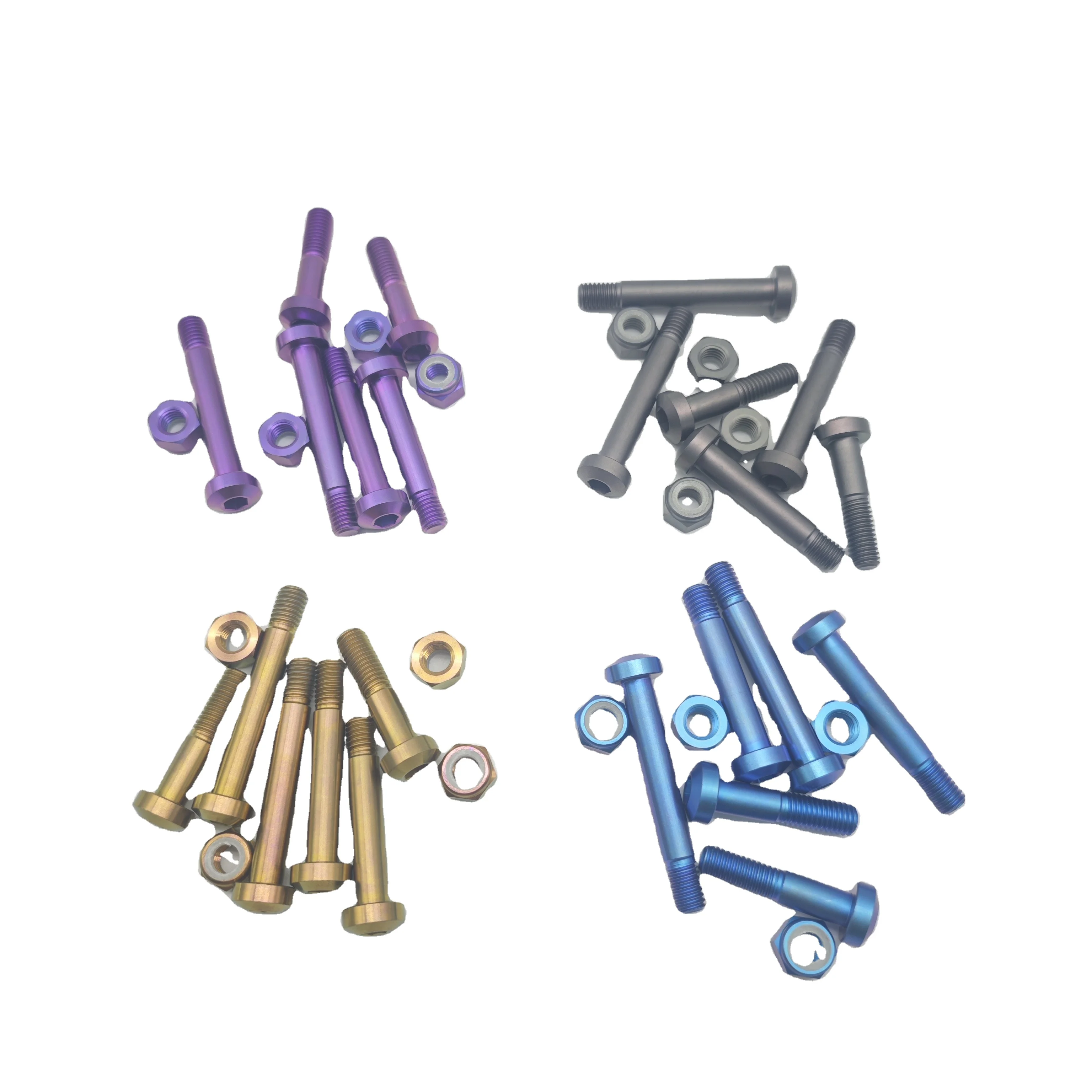 Reduce Tolerance Titanium Bolt Sets for sur ron Light Bee X Parts Upgrade  Triangle and Linkage Titanium  Screw