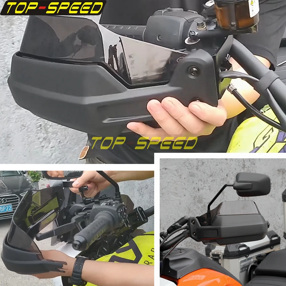 PP+PC Wind Handguard Hand Guard For Harley Pan America 1250 RA1250 Special RA1250S Motorcyle Handlebar Guards Protection 2021-24
