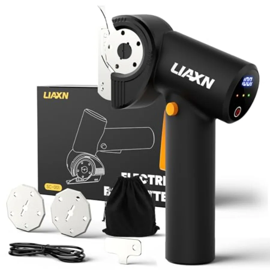 

Электрические ножницы для картона 4000 мАч, 450 об/мин, 3 скорости, мощные, беспроводные, перезаряжаемые - Резак для картонных коробок