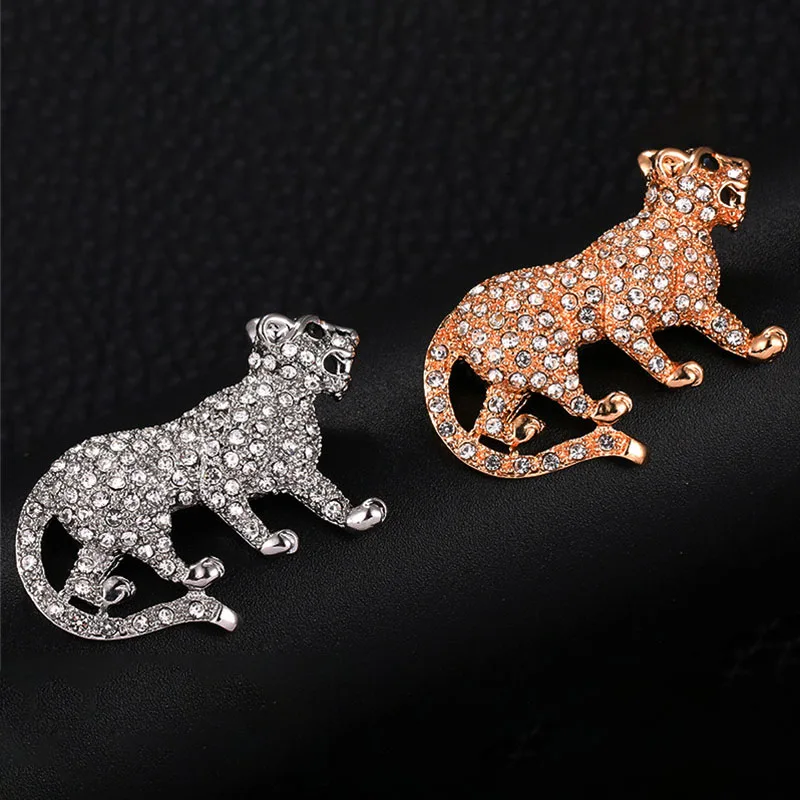 Dominante Tijger Broche Mannen Blazer Kleding Accessoires Persoonlijkheid Dier Luipaard Pin Niche Ontwerp Corsage Delicate Badge