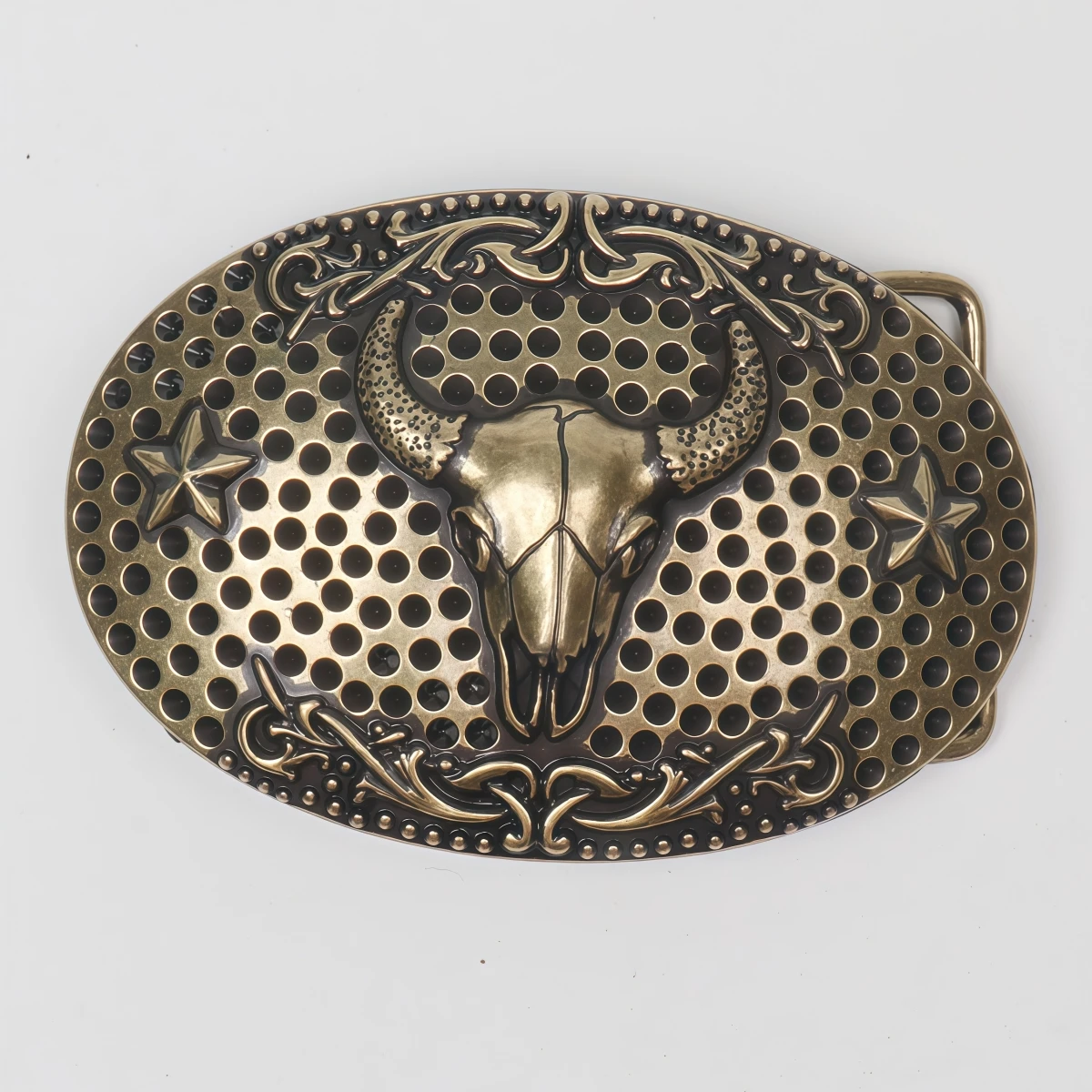 

1 Western-style belt buckle - Metal engraved belt buckle - Retro wide belt buckle