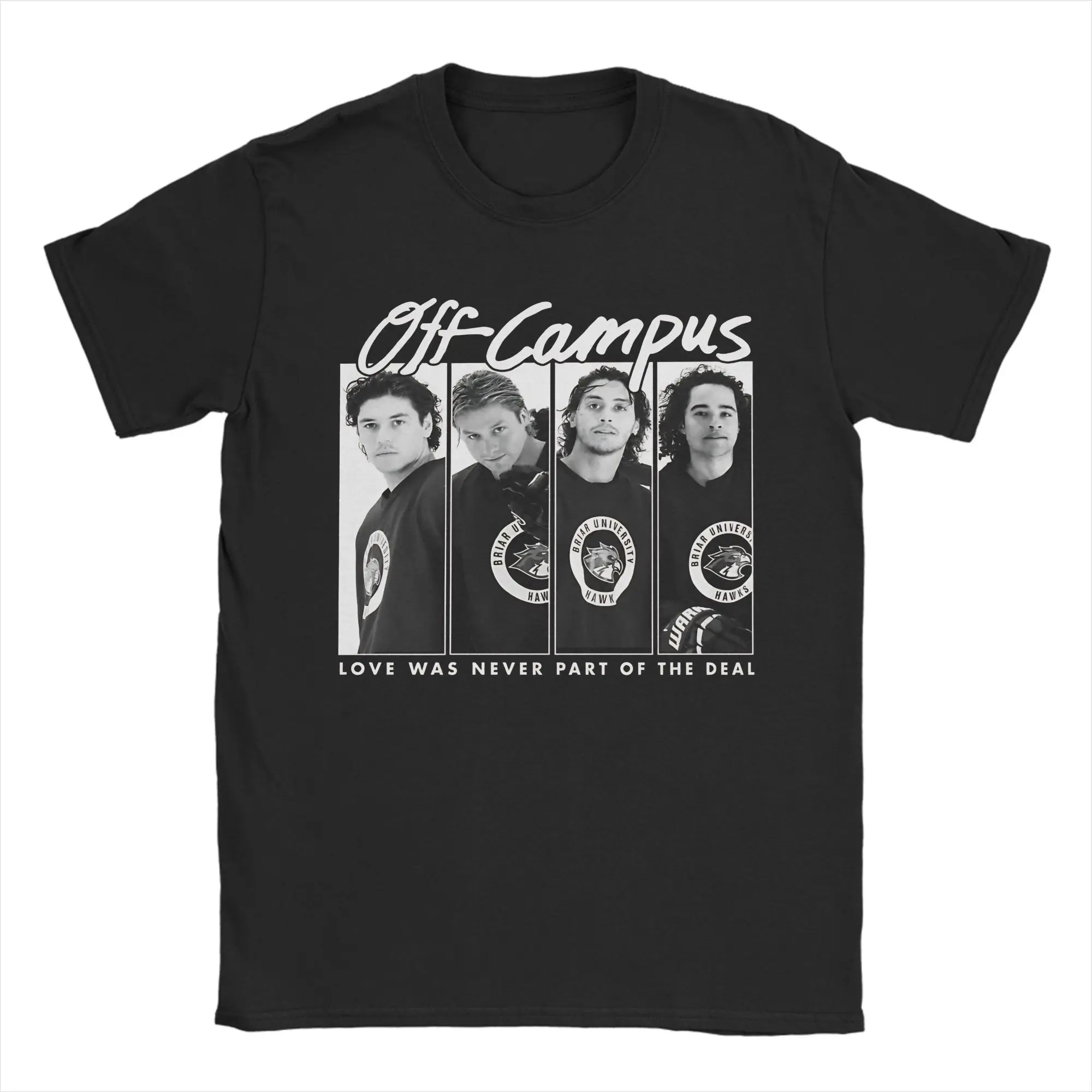 Off Campus Graham Logan Tucker DI  Men Women's T Shirt Tees Short Sleeve Round Collar T-Shirt Pure Cotton Plus Size Clothing