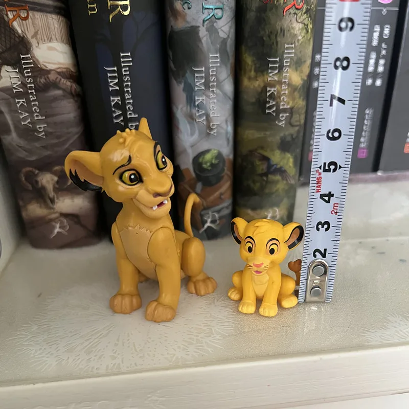 2PCS/lot 3cm 6.5cm Disney Lion King Simba Doll Decoration Model Animal Children's Toy Collection Decoration