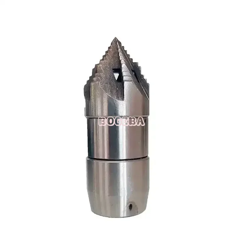 

Stainless steel sewer pipe dredging and cleaning nozzle mini rotating pagoda nozzle accessories for urban dredging ditches