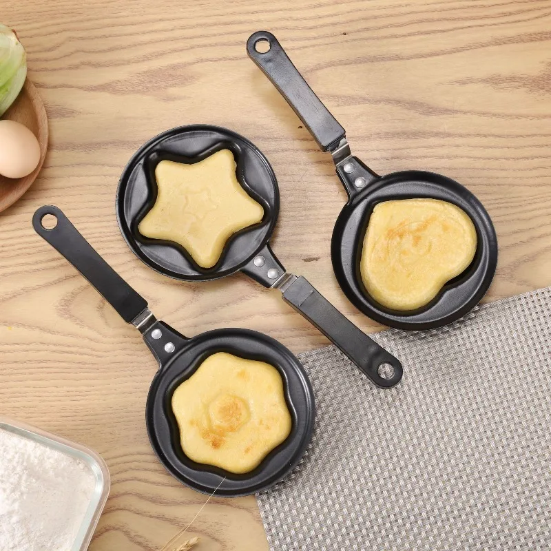 Frühstück Ei Braten Topf Ei Form Pfanne Flip Omelett Form Antihaft-Bratpfanne Pfannkuchen Maker Küche Werkzeuge Mini