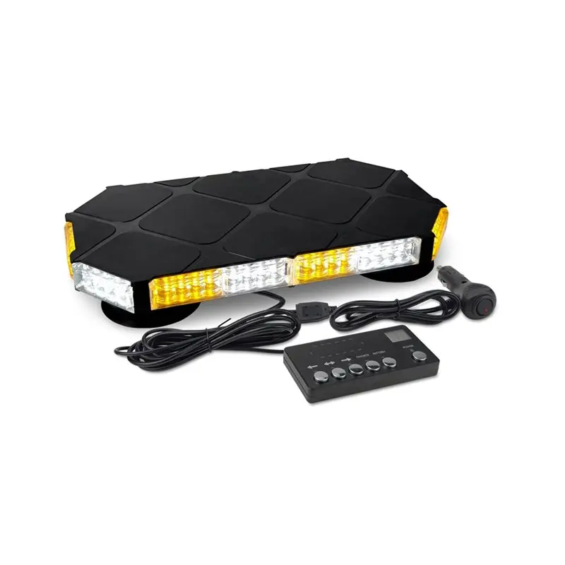 

Желтый и белый для грузовиков, снежный плуг, автомобильная сигнальная лампа, 56 светодиодов, аварийные стробоскопы, магнитная вспышка