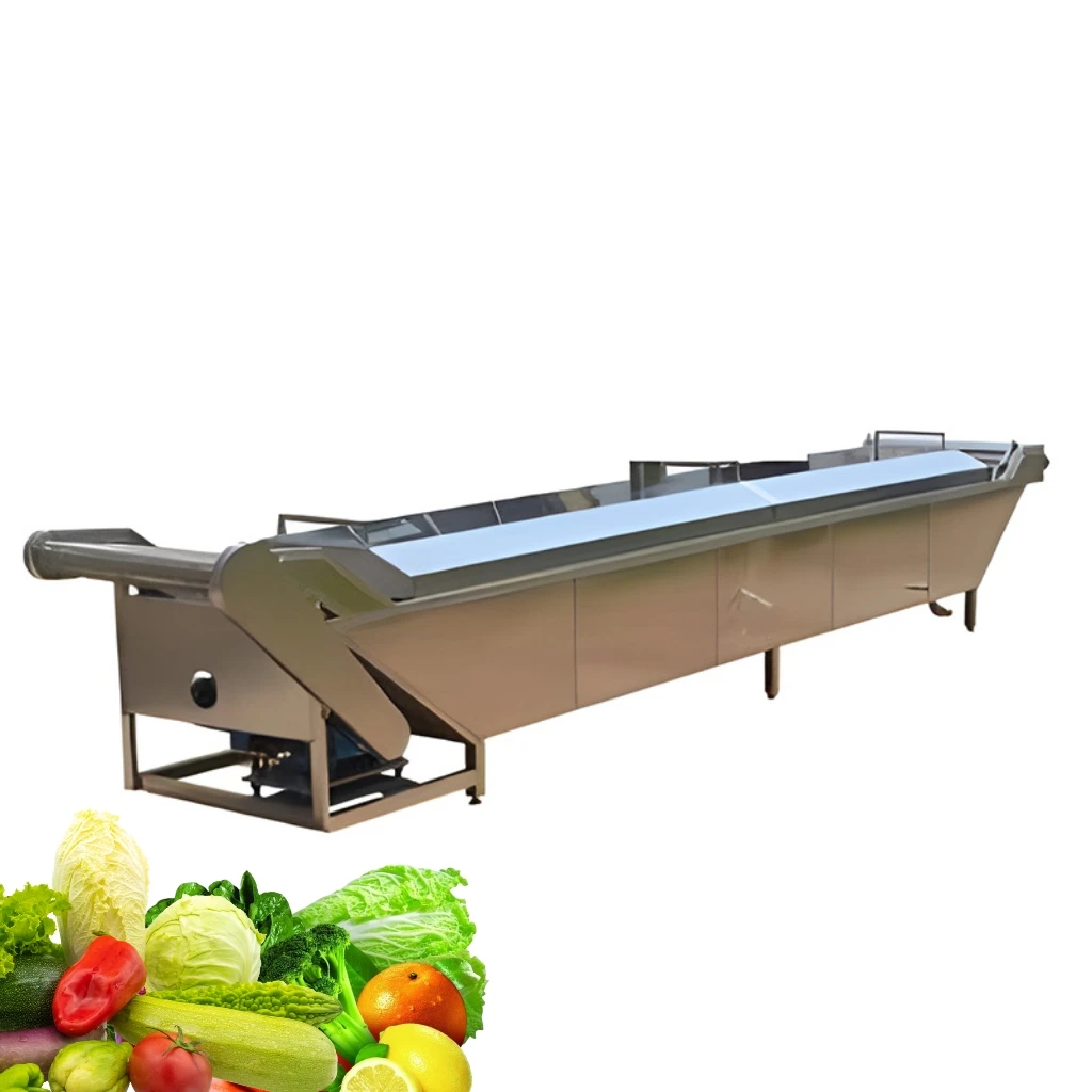 FOODLINE Fruit and Vegetable Blanching Machine Automatic Discharging Blanching Unit for Vegetable Pre‑cooking Work
