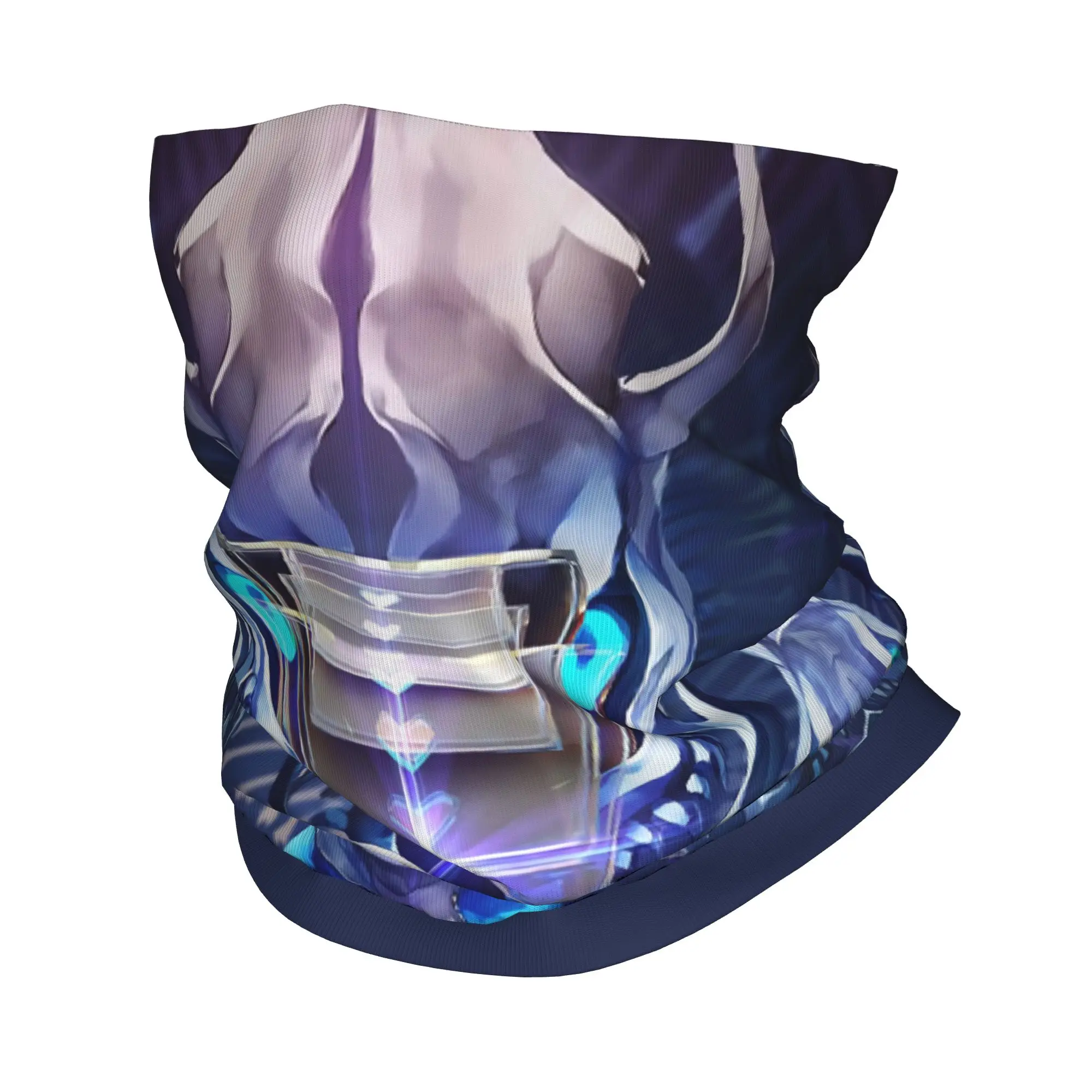 

Зимняя повязка на голову Custom Sans Undertale, шарф-труба для женщин и мужчин, для походов и кемпинга, бандана с изображением персонажа из игры/аниме, гейтер