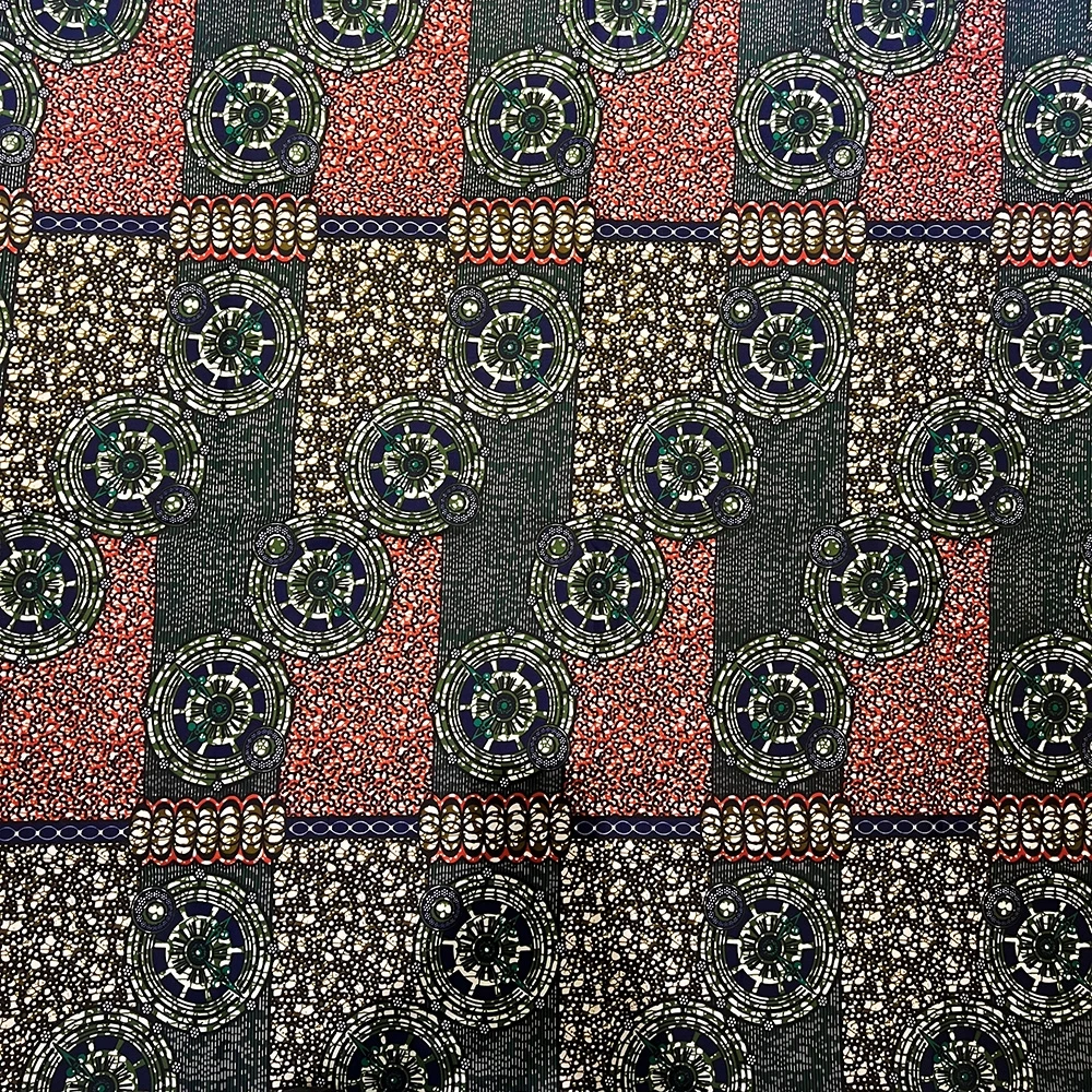 6 ярдов Анкара восковая ткань 2025 Высококачественная африканская ткань с восковым принтом Африканская гарантированная настоящая восковая ткань