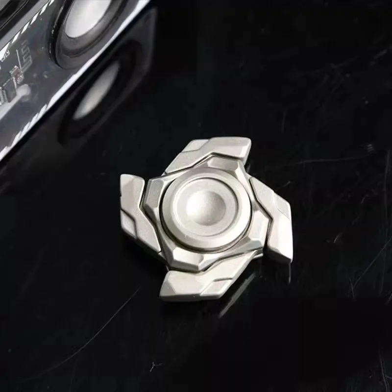 เปิดเกราะ Fidget Spinner มือโลหะ GoBiggeR Spinning Top Tip EDC ความเครียดบรรเทาของเล่นป้องกันความวิตกกังวลปลายนิ้วหมุนผู้ชายของเล่น