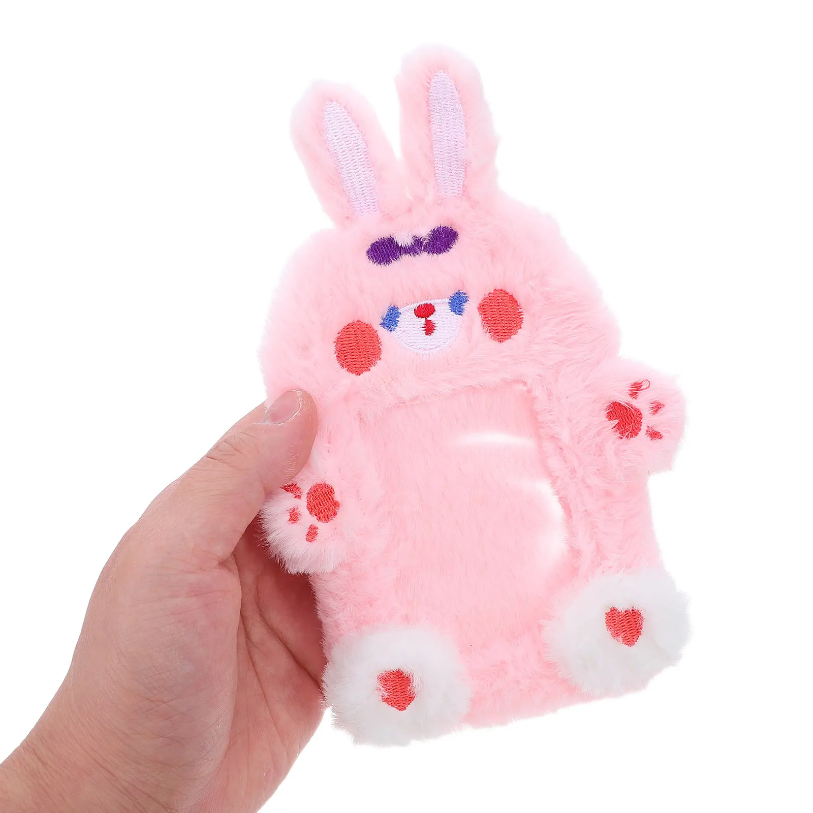 3-個カードホルダーキーホルダーかわいいウサギのデザイン-k-pop-フォトカードスリーブ学生-id-バッジペンダント韓国スタイルホルダー漫画