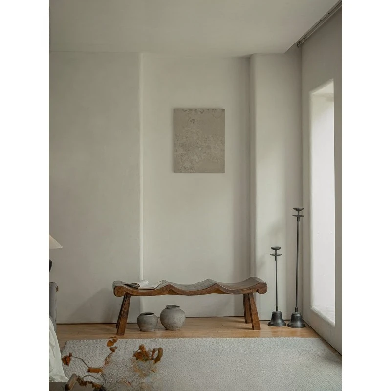 

Medieval Style Designer Hotel Creative Bench Bedside Stool Dining Stool