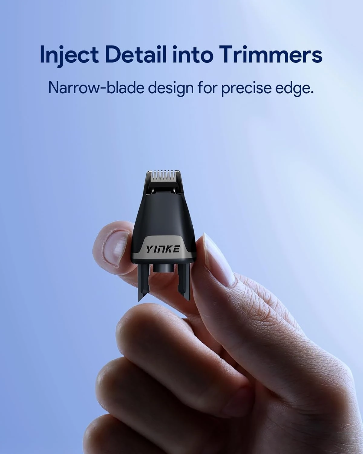 Replacement Blades for Philips OneBlade QP2620/2630/2724 - Precision Trimmer with Rounded Safety Edges & Stainless Steel Blade