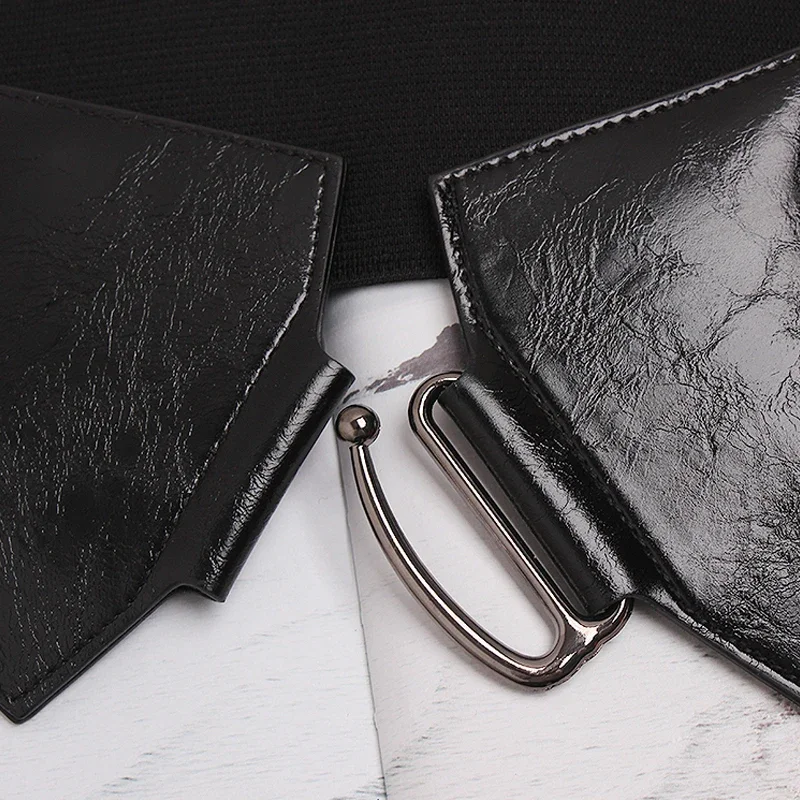 حجم كبير حزام مشد مرن الإناث الخصر أحزمة واسعة للنساء مصمم جودة عالية تمتد فستان Cummerbunds حزام الخصر