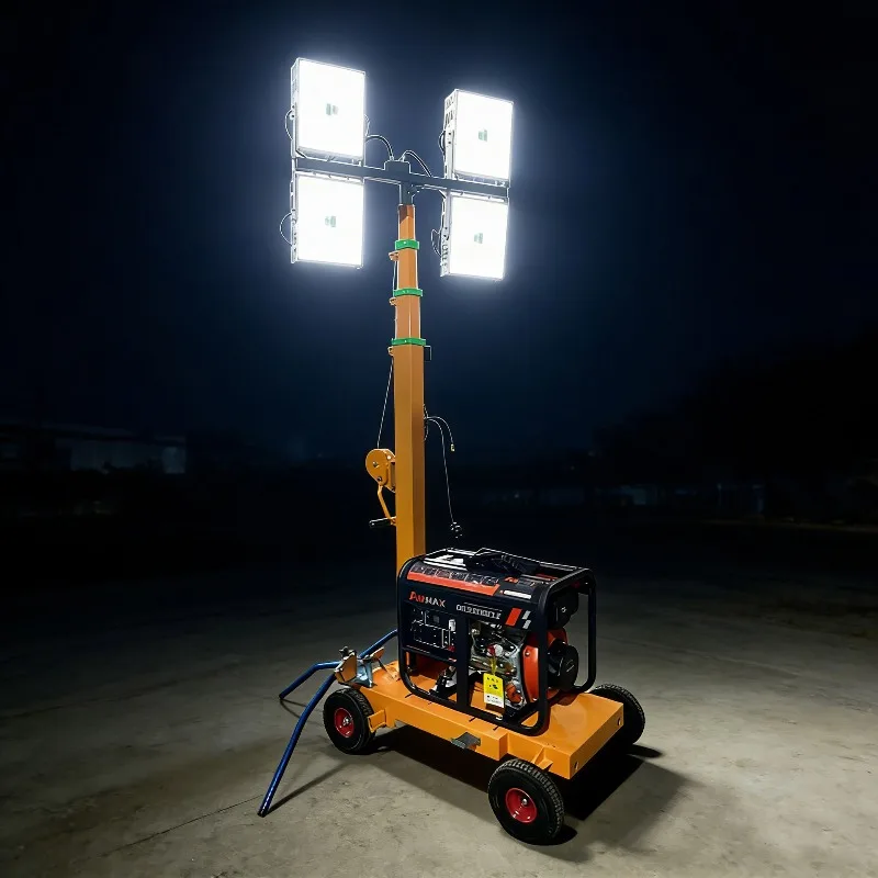 LED light mobile portable light car Light tower HMF955-S