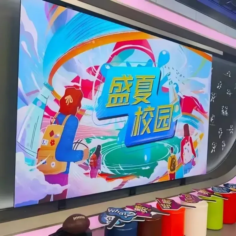 P2.976 Non Interactive Floor LED Poster Full Color Screen For Mall Retail Education Commercial Advertising Display