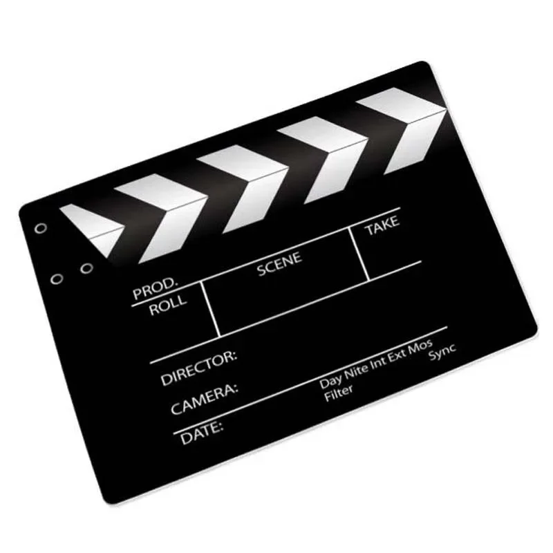 Cool Cinema Movie Clapper Board Bathroom Doormat Funny Awesome Film Clapboard Welcome Front Door Mat Rug Carpet Flannel  Gift Xm