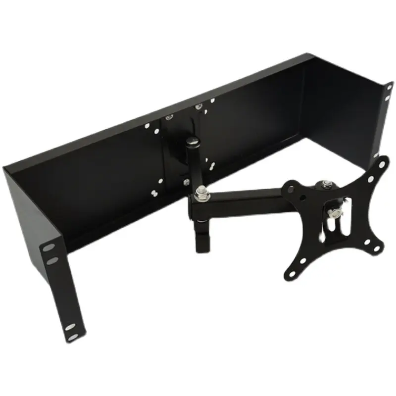 19-Inch Server Network Cabinet Display Bracket Embedded in Industrial Control LCD Display Panel Bracket