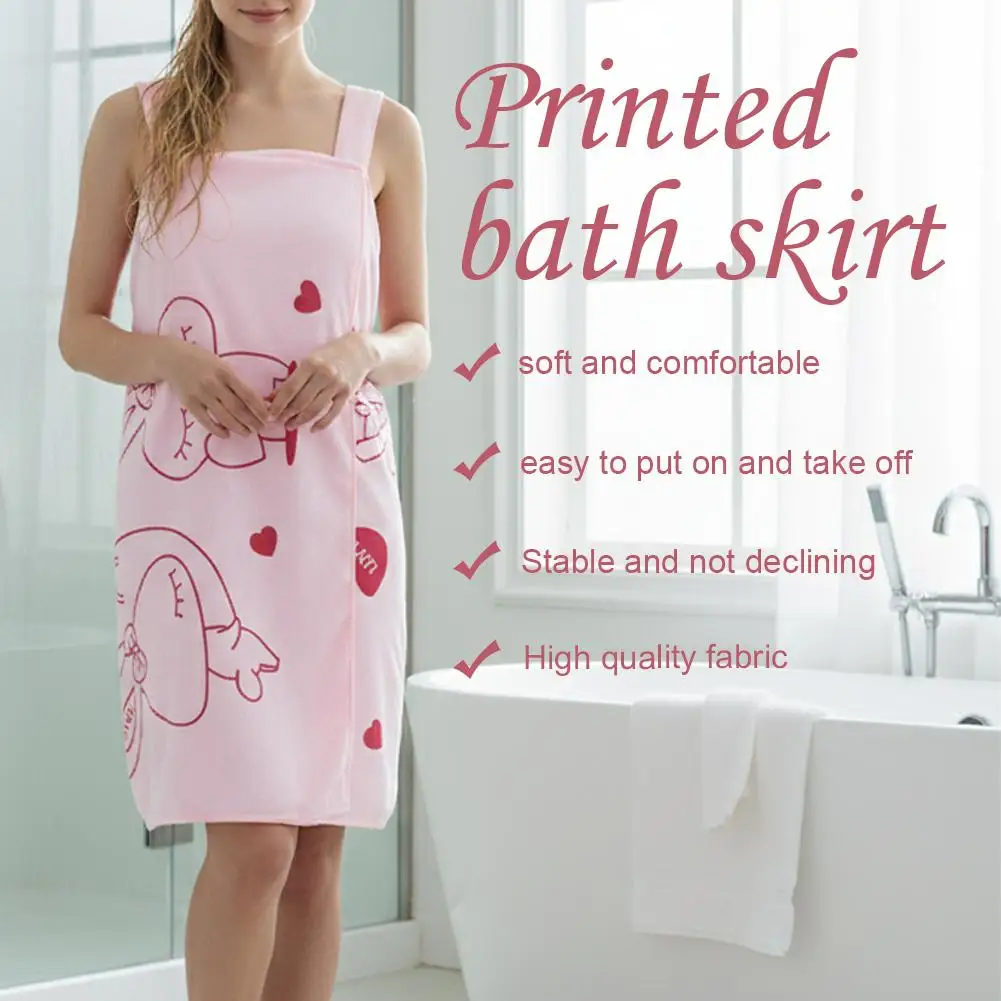 

Quick Dry Home Textile Towel Robes Bath Wearable Towel Dress Women Lady Fast Drying Beach Spa Dress Nightwear