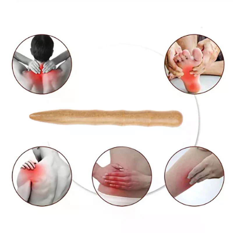 

1/3PCS Original Wooden Foot Body Massage Stick Relieve Muscle Soreness Relaxing Tool Foot Reflexology Massager