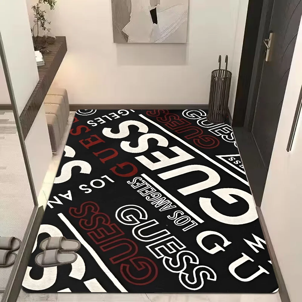 G_guessS logo Bath Mat Nordic Style Home Doormat Bathroom-Toilet Mats Bedroom Welcome Doormat